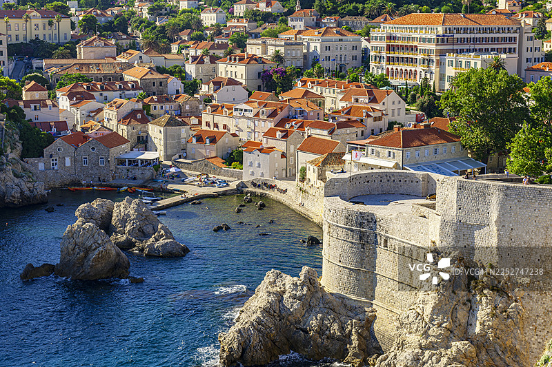 杜布罗夫尼克，城镇景观。图片素材