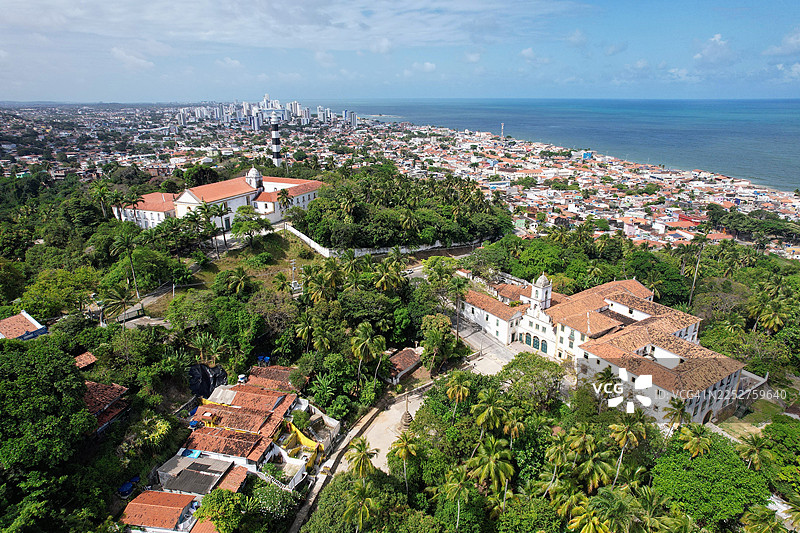 历史悠久的奥林达镇图片素材