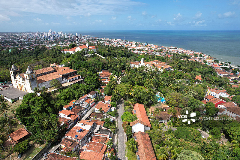 历史悠久的奥林达镇图片素材