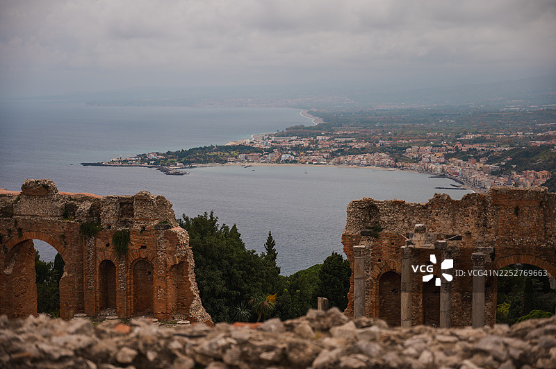 陶尔米纳古希腊剧场图片素材