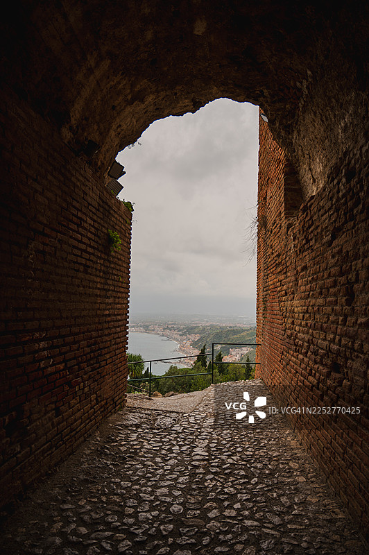 陶尔米纳古希腊剧场图片素材