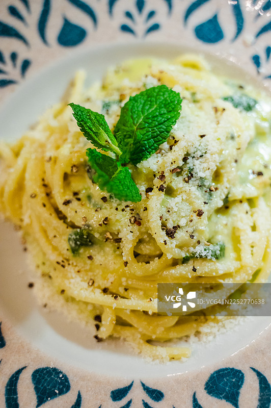 意大利面特写图片素材