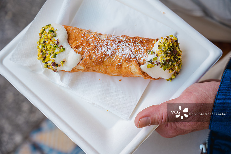 特写：卡诺里甜点图片素材