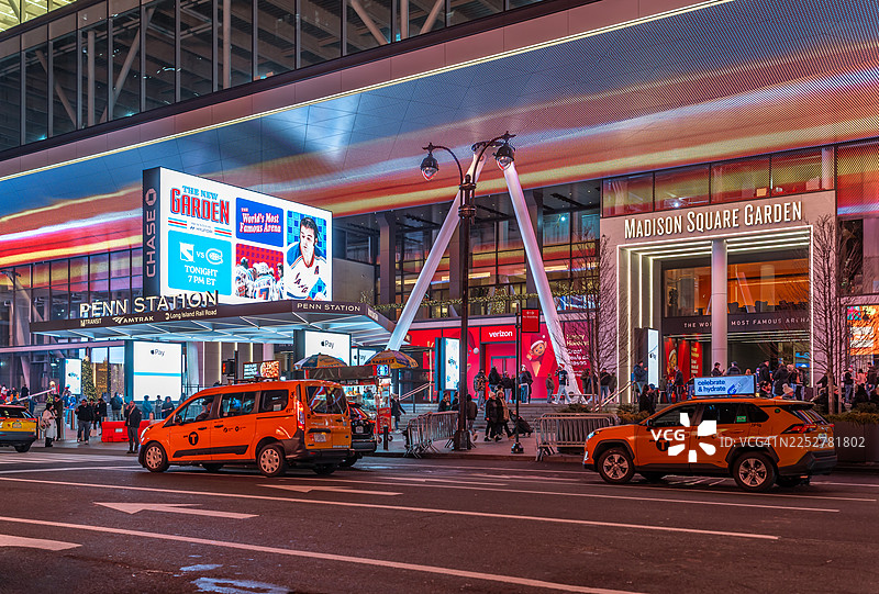 宾夕法尼亚车站和麦迪逊广场花园图片素材
