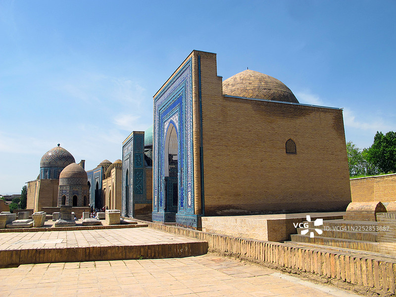 沙希济达陵墓群，乌兹别克斯坦，撒马尔罕图片素材