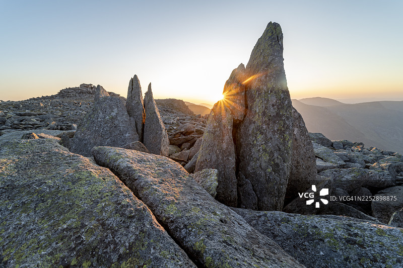 格里德鲁山脉的视野图片素材
