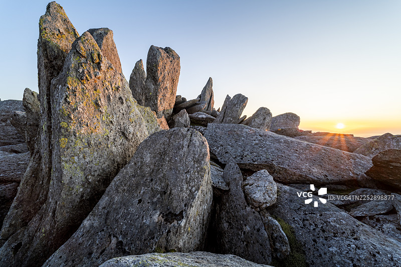 格莱德劳山脉的景致图片素材