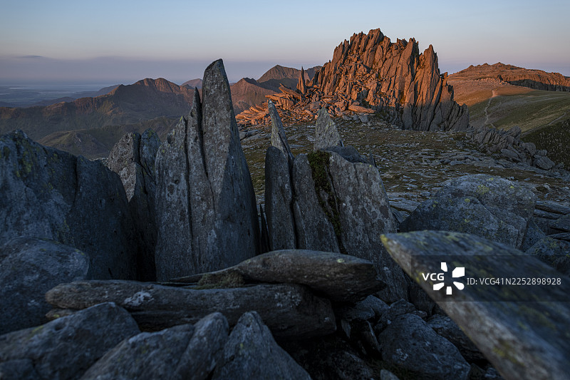 格莱德劳山脉的视野图片素材