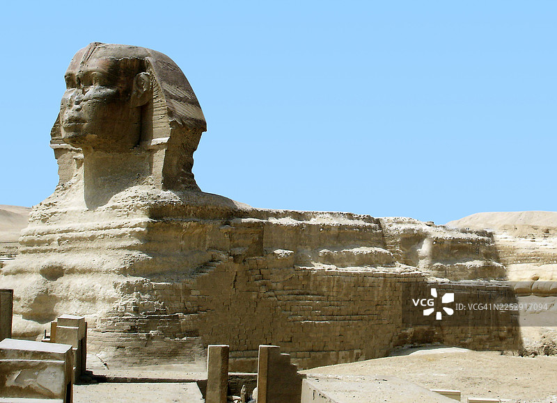 吉萨狮身人面像图片素材