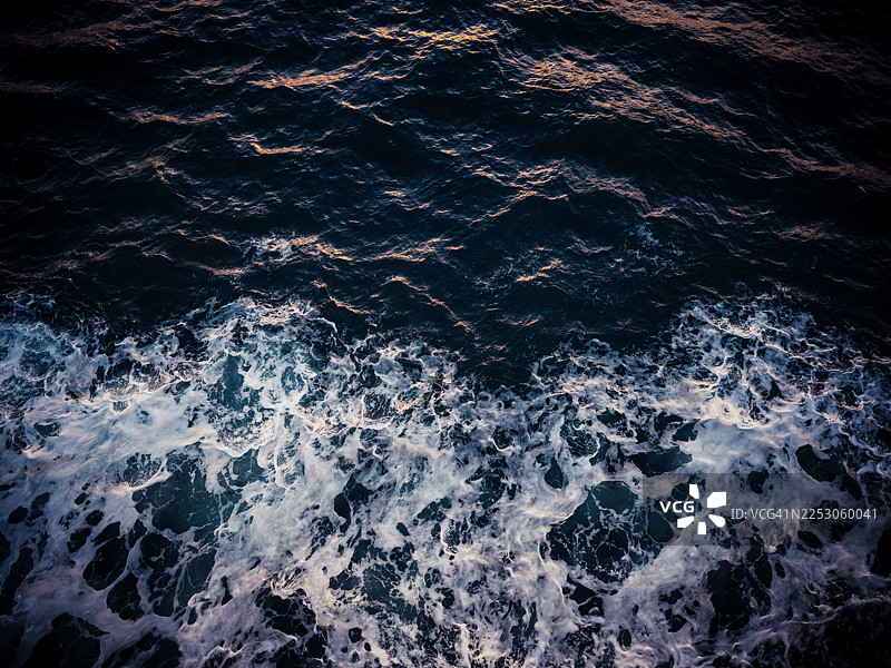 日落海浪图片素材