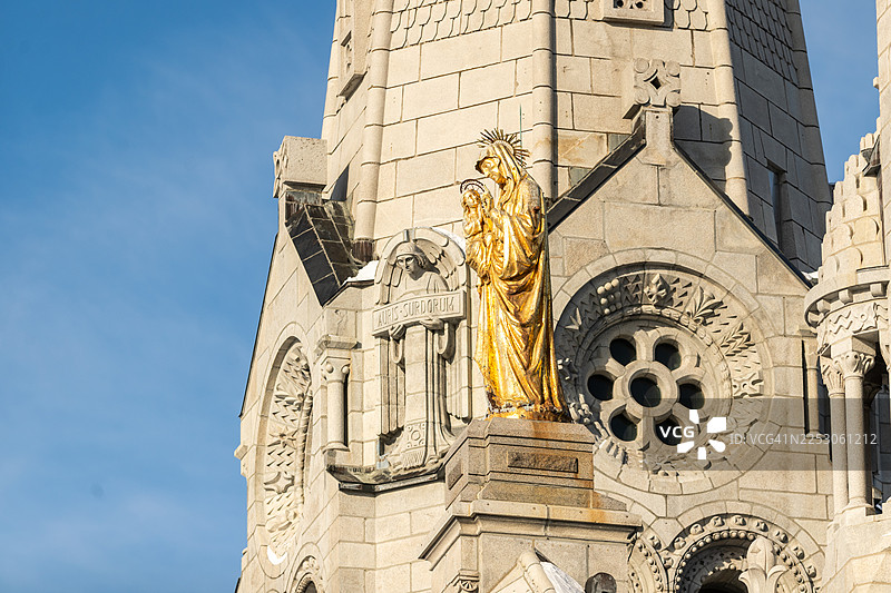 圣安妮-德-博普雷大教堂的外部图片素材