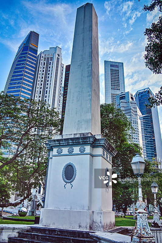 新加坡，达豪西方尖碑图片素材