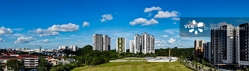 新加坡，公寓楼图片素材