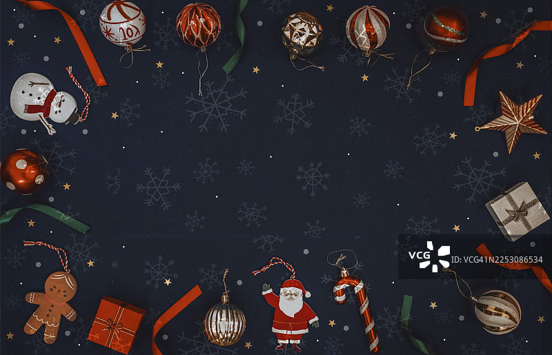 圣诞快乐，新年快乐 圣诞贺卡图片素材