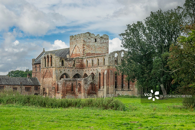 兰纳科斯特修道院，英格兰图片素材