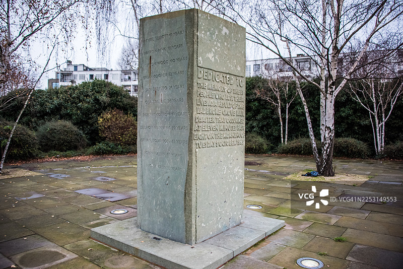 拉德布罗克格罗夫铁路相撞事故纪念花园图片素材