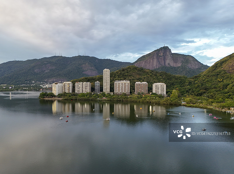 里约热内卢的罗德里戈·德·弗雷塔斯湖图片素材