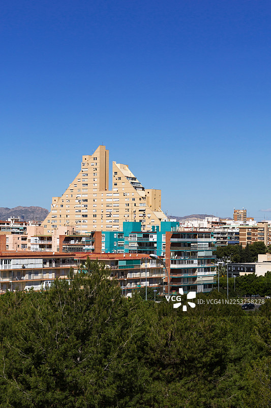 现代住宅建筑的外观图片素材