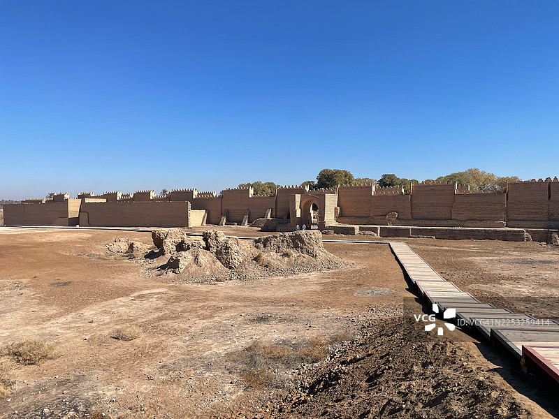 伊拉克古代巴比伦遗址图片素材