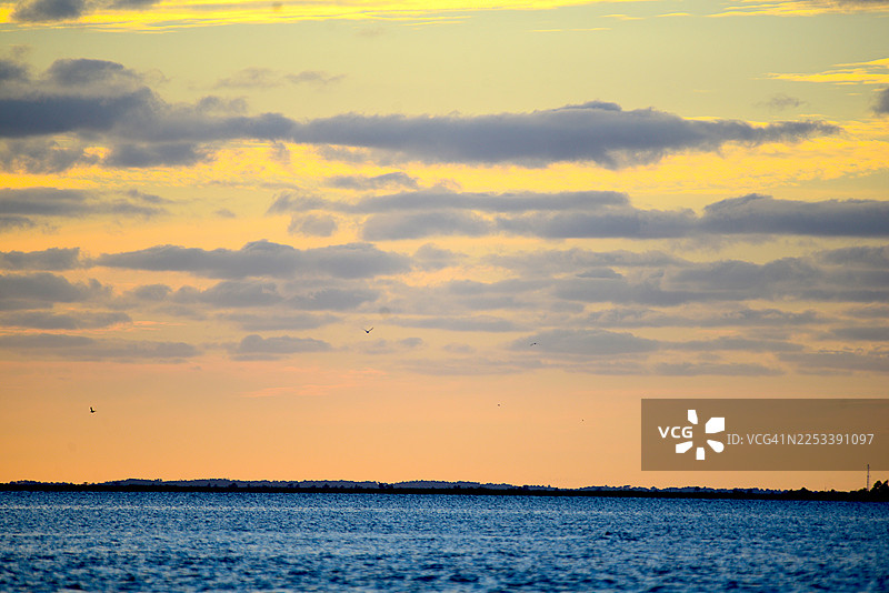 北卡罗来纳州的戏剧性天空图片素材