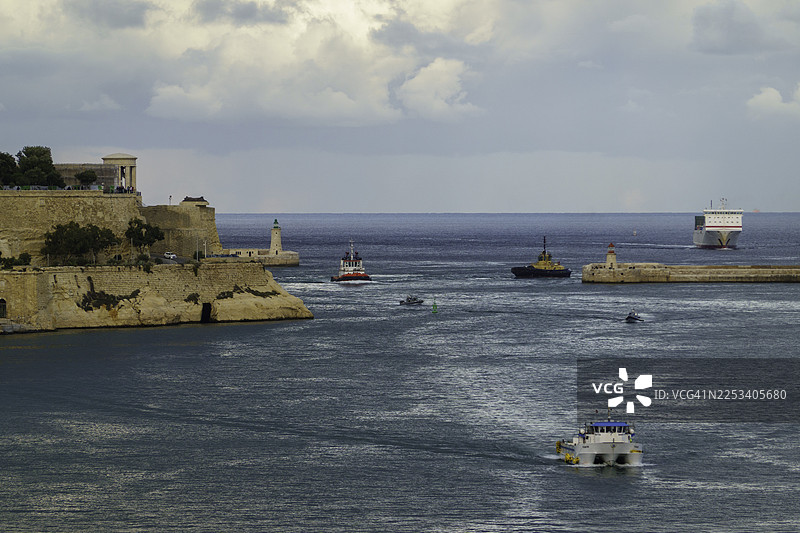 瓦莱塔，马耳他港口图片素材