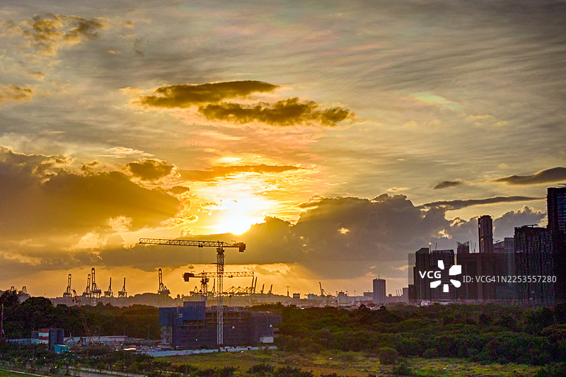 新加坡，滨海湾南图片素材