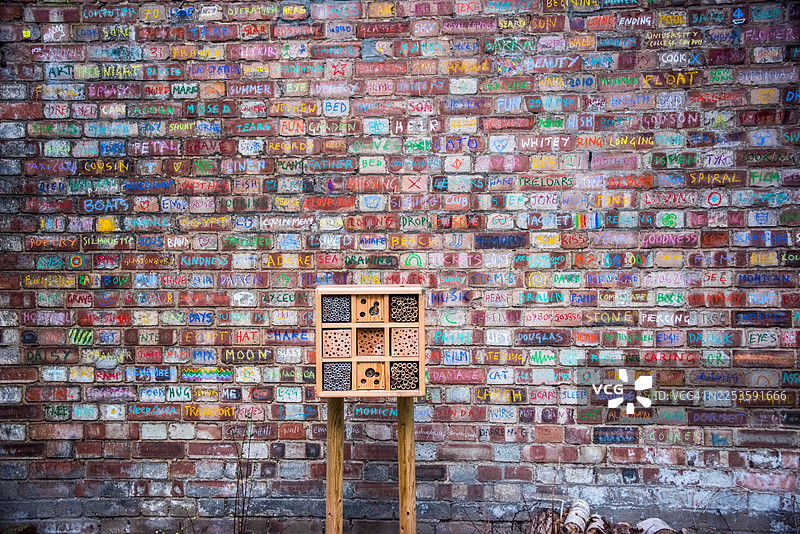 圣约翰花园的定制昆虫旅馆，克勒肯威尔图片素材