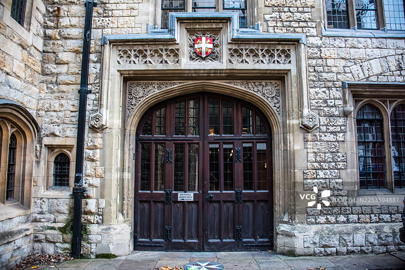 圣约翰骑士团的宏伟入口大门图片素材