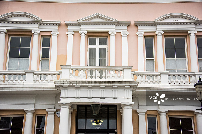 斯坦利故居意大利式建筑外墙细节图片素材