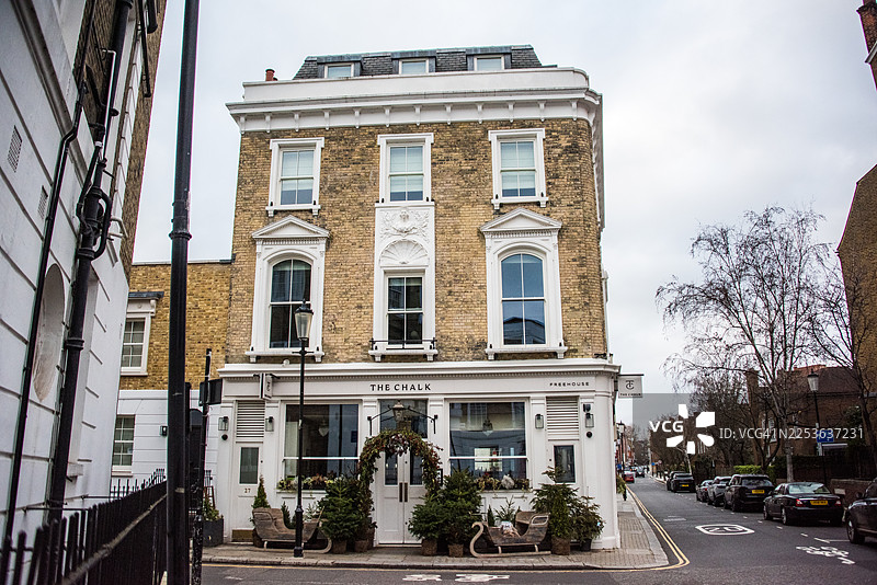 切尔西劳伦斯街的十字钥匙酒吧图片素材