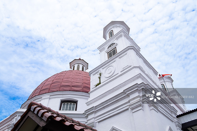 印度尼西亚三宝垄的布兰杜克教堂图片素材