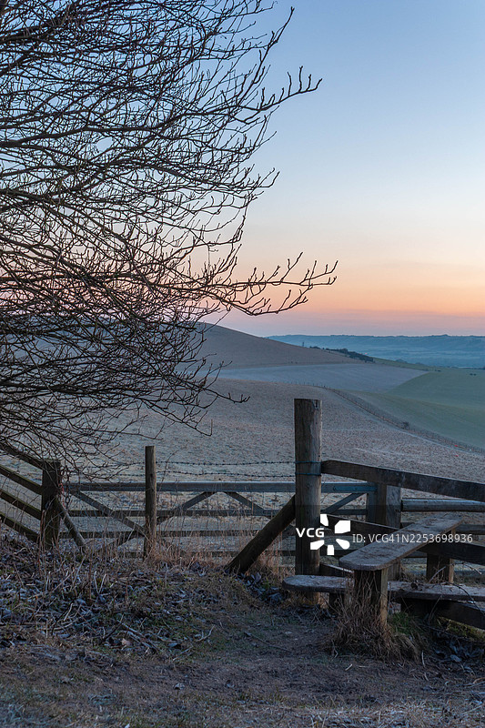 艾文霍灯塔日出图片素材
