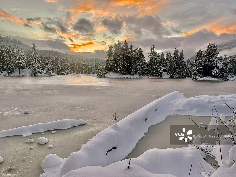 惠斯勒山谷步道图片素材