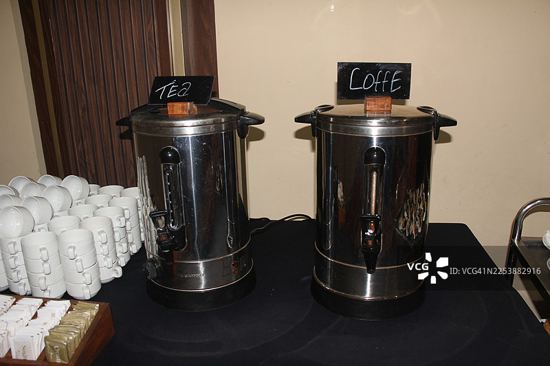 近景饮料服务站图片素材