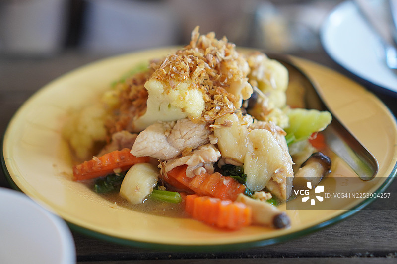 炒什锦蔬菜图片素材