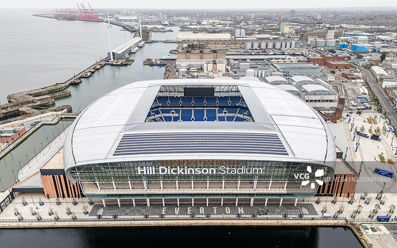 俯瞰希尔·迪金森体育场图片素材