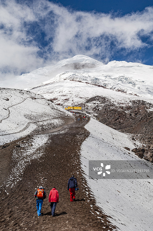 厄瓜多尔，科托帕希火山图片素材