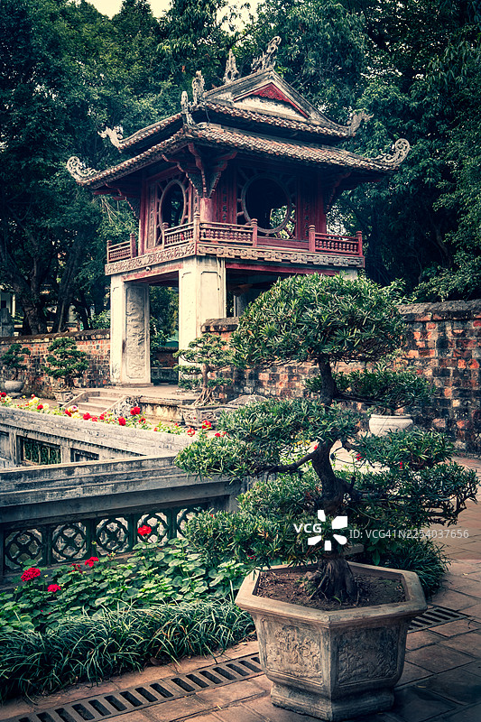 文庙的盆景图片素材