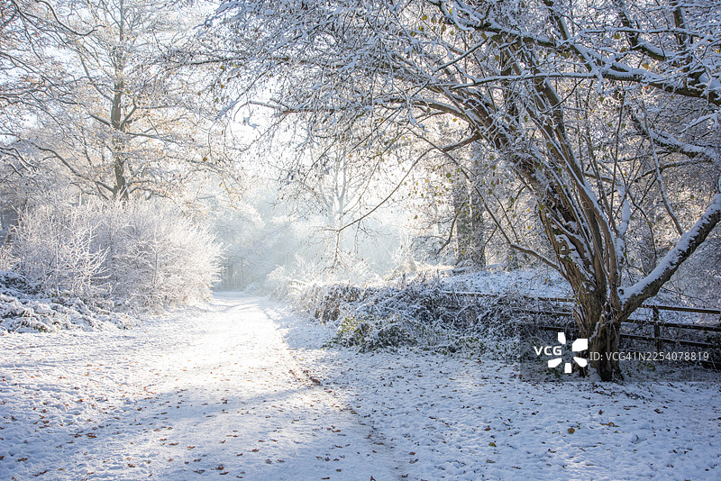 冬季的阿什里奇图片素材