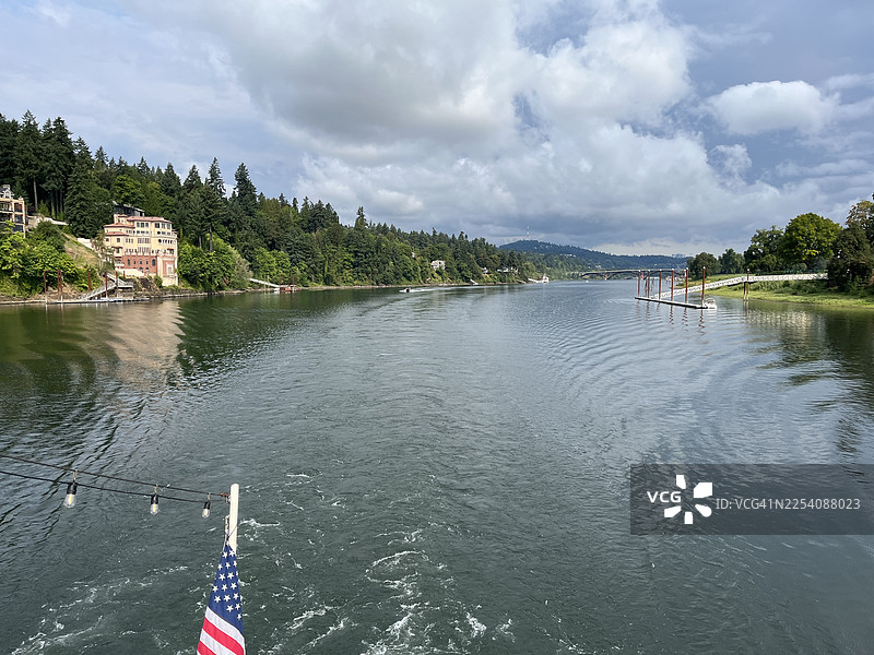 哥伦比亚河波特兰附近景观图片素材