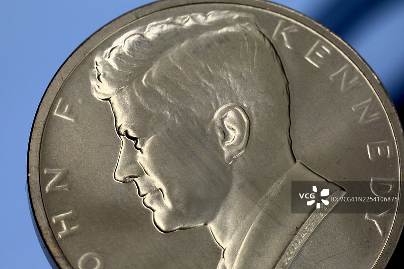 约翰·F·肯尼迪肖像图片素材