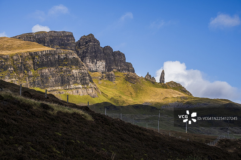 苏格兰斯托尔老人标志性景观的旅行风光图片素材