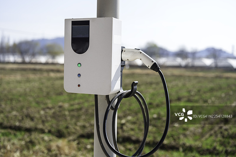 电动汽车充电站图片素材