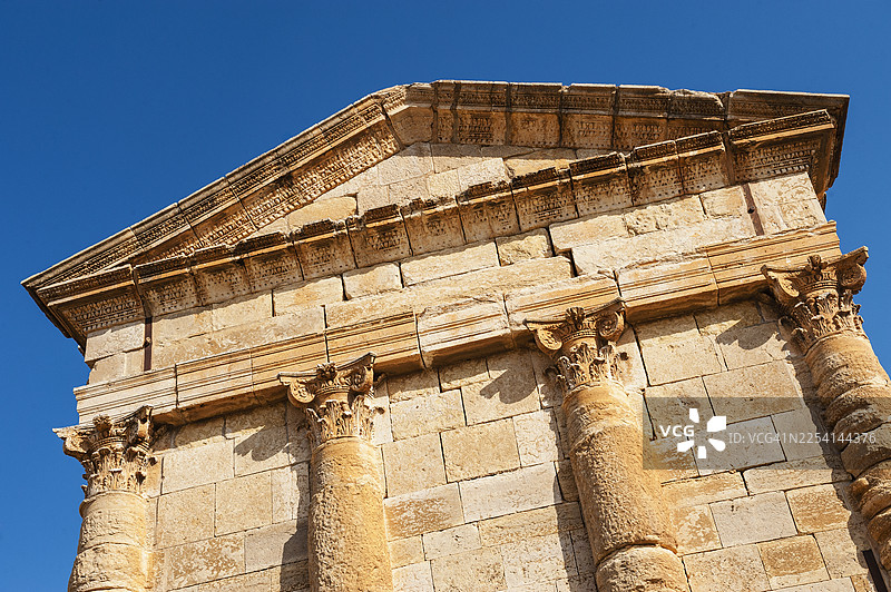突尼斯斯贝特拉的古苏菲特拉遗址图片素材