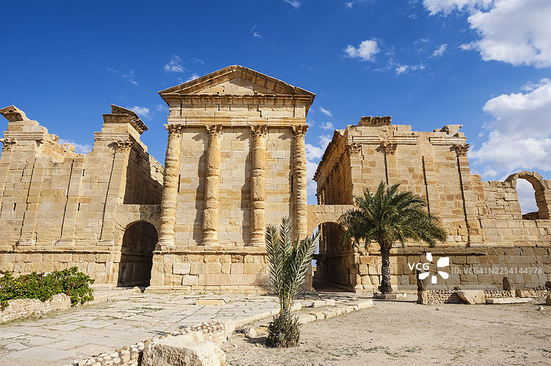 突尼斯斯贝特拉古苏菲特拉遗址图片素材