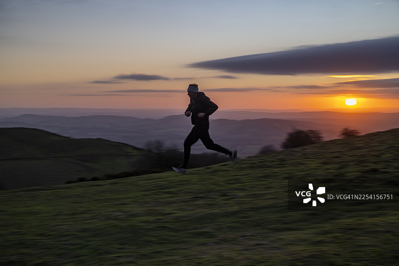 马尔文山丘越野跑图片素材