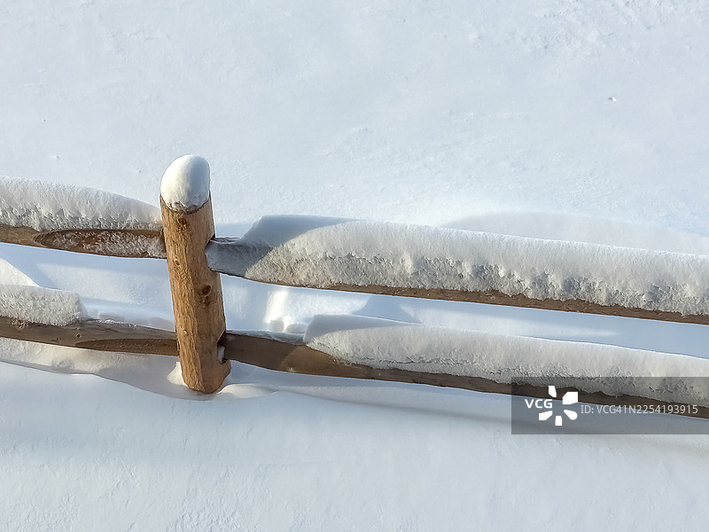 渥太华，安大略省，加拿大，冬季降雪日之后图片素材