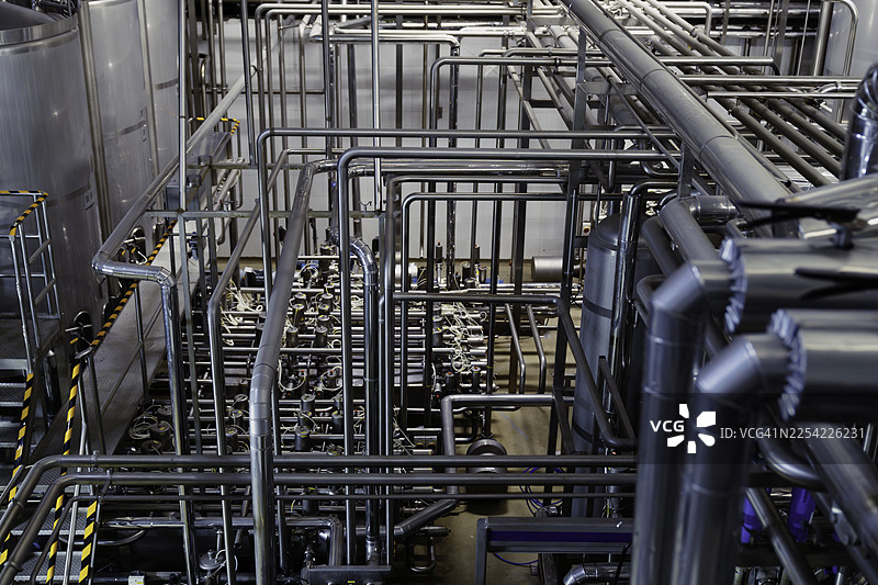 牛奶厂灌装生产线图片素材
