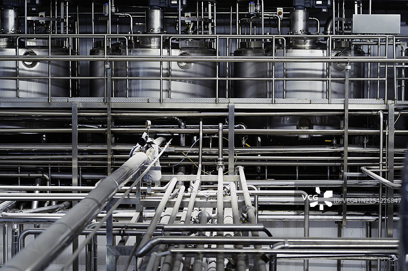 牛奶厂灌装生产线图片素材