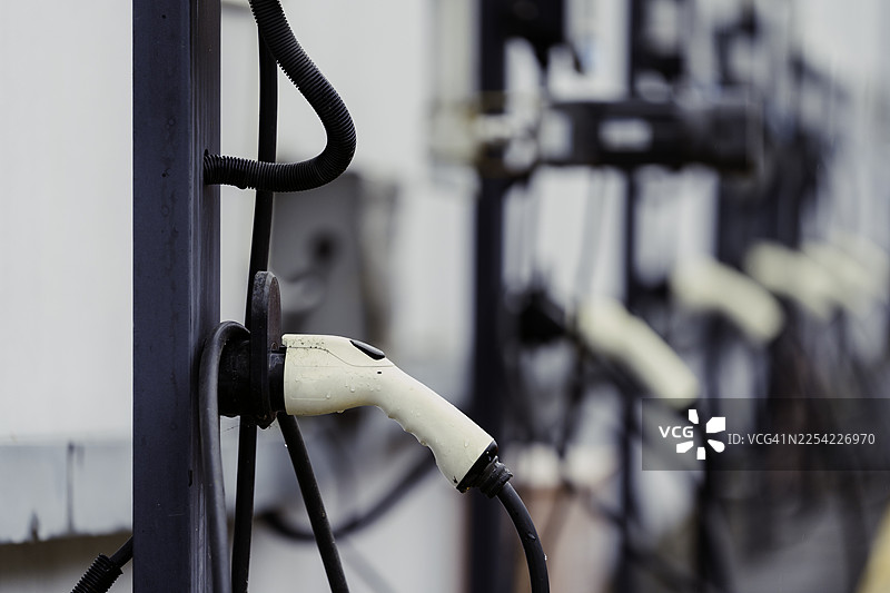 电动汽车充电站图片素材